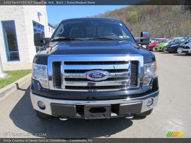 Black / Stone/Medium Stone 2009 Ford F150 XLT SuperCab 4x4
