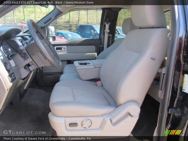 Black / Stone/Medium Stone 2009 Ford F150 XLT SuperCab 4x4