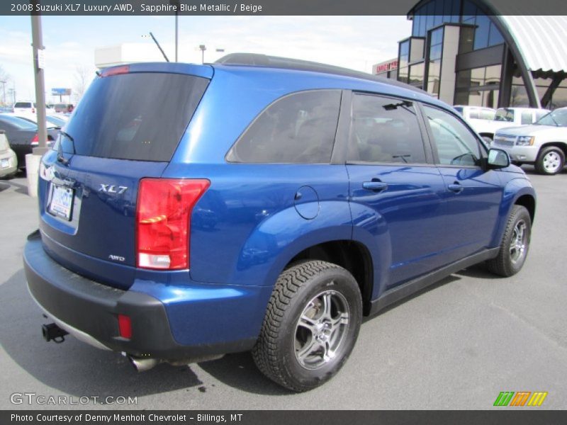 Sapphire Blue Metallic / Beige 2008 Suzuki XL7 Luxury AWD