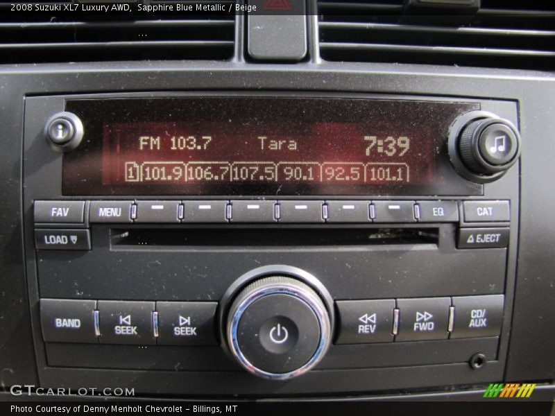 Audio System of 2008 XL7 Luxury AWD