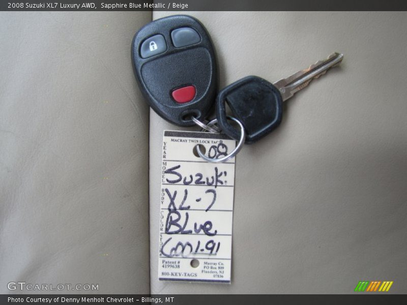 Keys of 2008 XL7 Luxury AWD