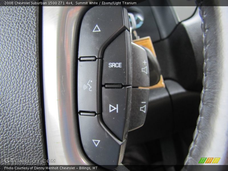 Summit White / Ebony/Light Titanium 2008 Chevrolet Suburban 1500 Z71 4x4