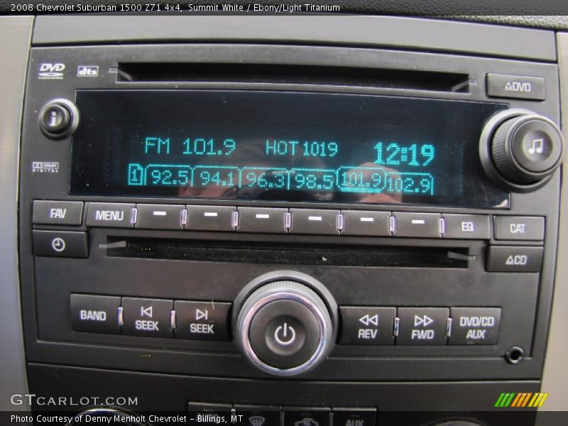 Summit White / Ebony/Light Titanium 2008 Chevrolet Suburban 1500 Z71 4x4