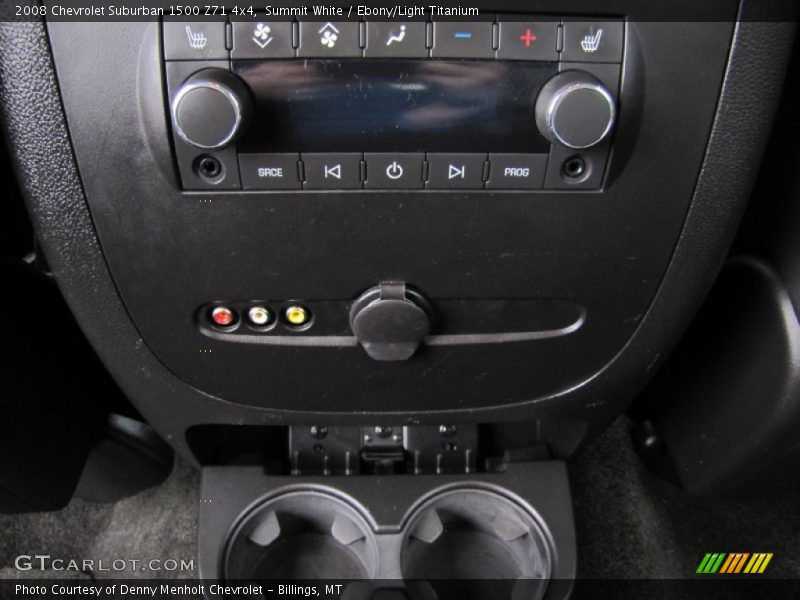 Summit White / Ebony/Light Titanium 2008 Chevrolet Suburban 1500 Z71 4x4