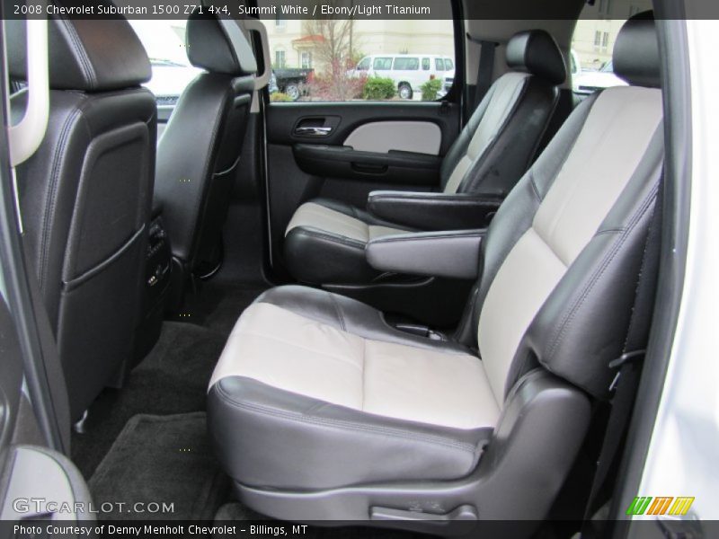 Summit White / Ebony/Light Titanium 2008 Chevrolet Suburban 1500 Z71 4x4