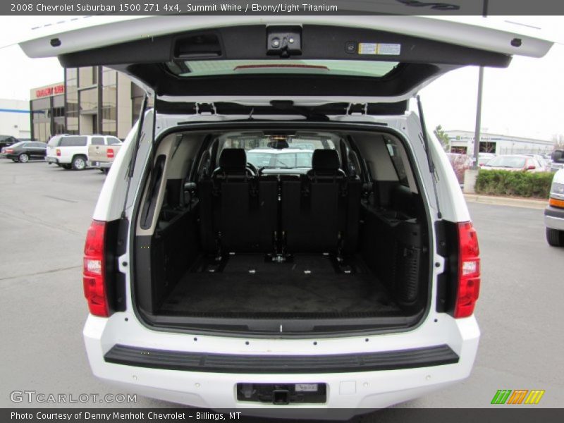 Summit White / Ebony/Light Titanium 2008 Chevrolet Suburban 1500 Z71 4x4