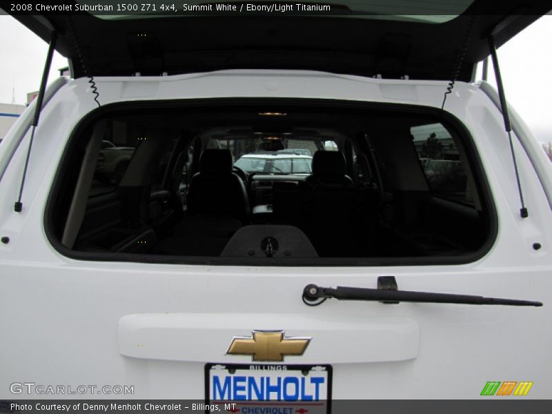 Summit White / Ebony/Light Titanium 2008 Chevrolet Suburban 1500 Z71 4x4
