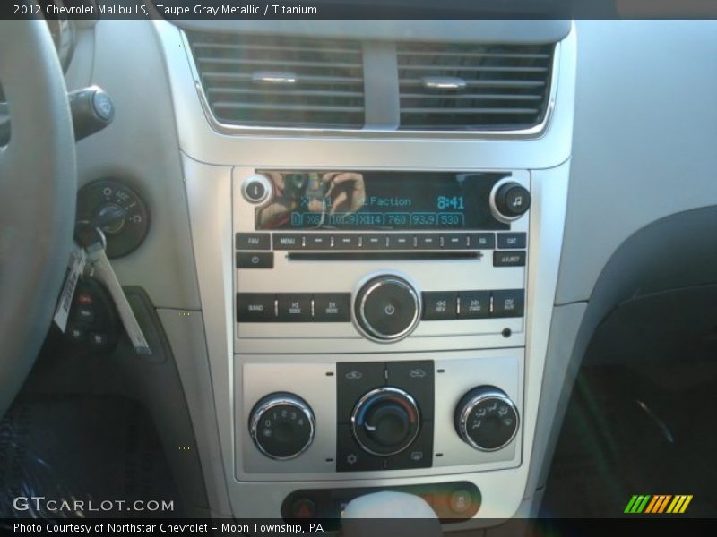 Taupe Gray Metallic / Titanium 2012 Chevrolet Malibu LS