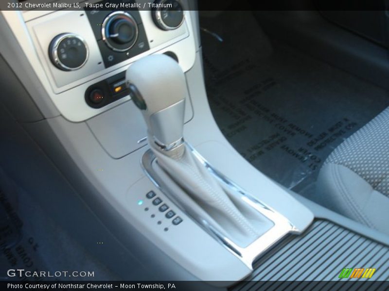 Taupe Gray Metallic / Titanium 2012 Chevrolet Malibu LS