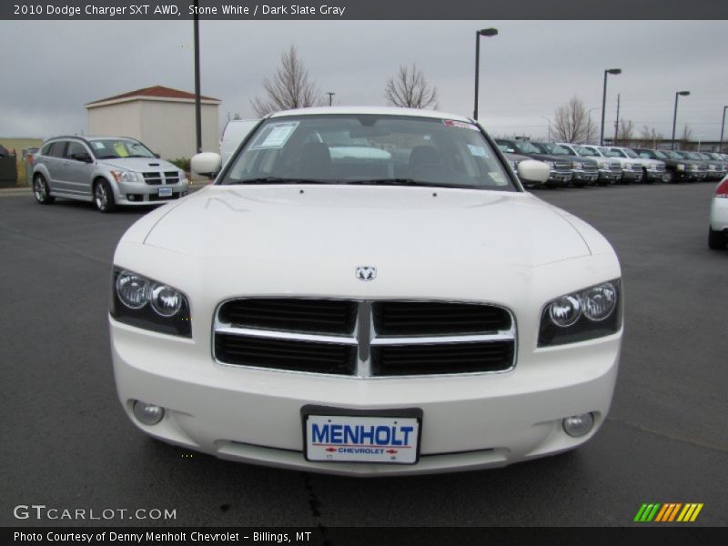 Stone White / Dark Slate Gray 2010 Dodge Charger SXT AWD