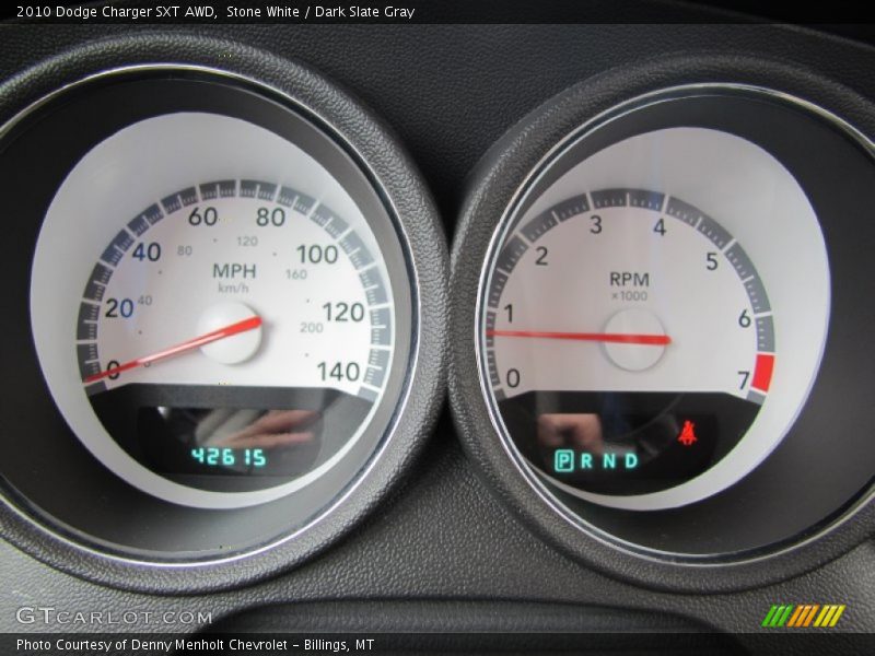 Stone White / Dark Slate Gray 2010 Dodge Charger SXT AWD