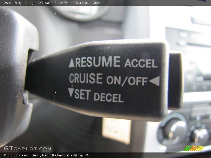 Stone White / Dark Slate Gray 2010 Dodge Charger SXT AWD