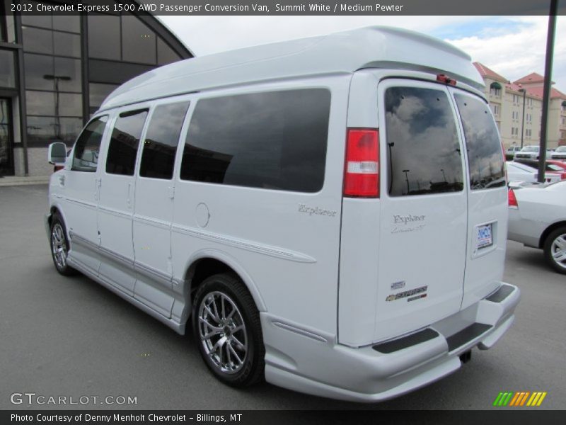  2012 Express 1500 AWD Passenger Conversion Van Summit White
