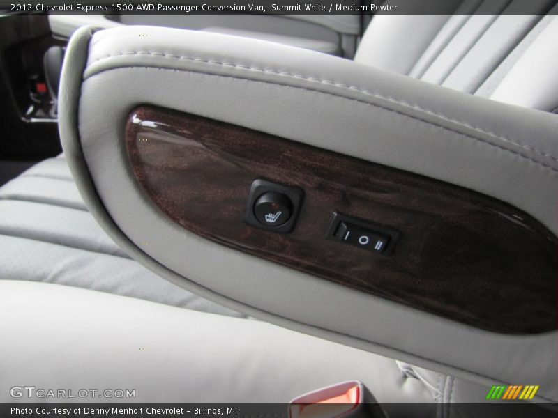 Summit White / Medium Pewter 2012 Chevrolet Express 1500 AWD Passenger Conversion Van