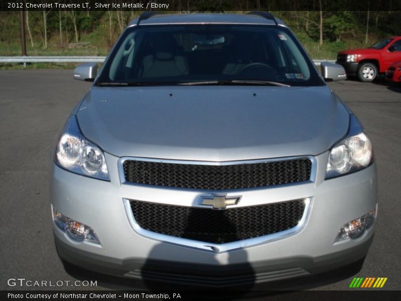 Silver Ice Metallic / Ebony 2012 Chevrolet Traverse LT