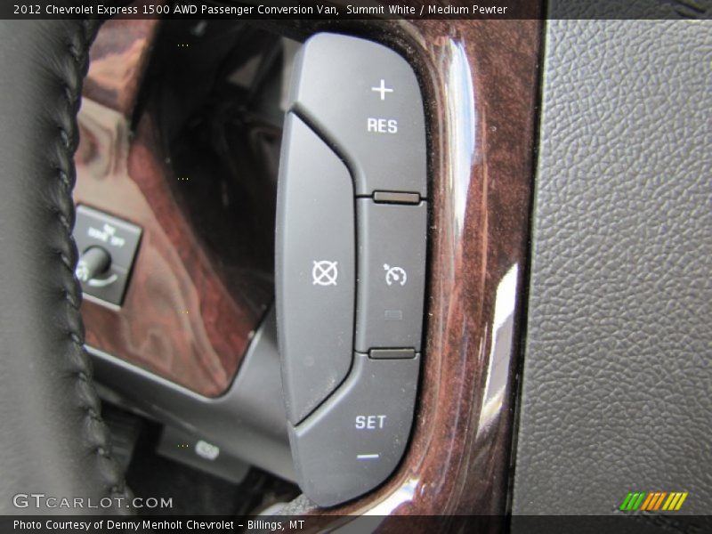 Summit White / Medium Pewter 2012 Chevrolet Express 1500 AWD Passenger Conversion Van