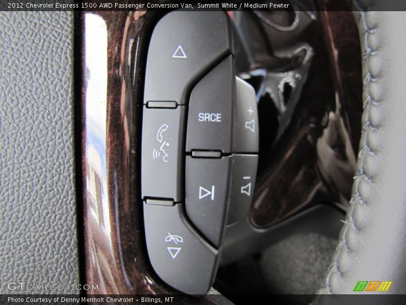 Summit White / Medium Pewter 2012 Chevrolet Express 1500 AWD Passenger Conversion Van