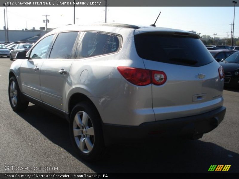 Silver Ice Metallic / Ebony 2012 Chevrolet Traverse LT