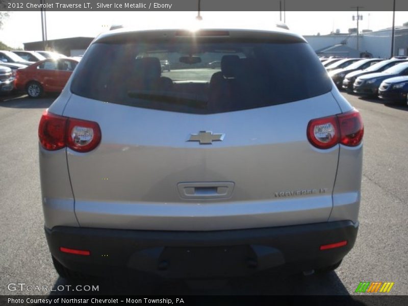 Silver Ice Metallic / Ebony 2012 Chevrolet Traverse LT