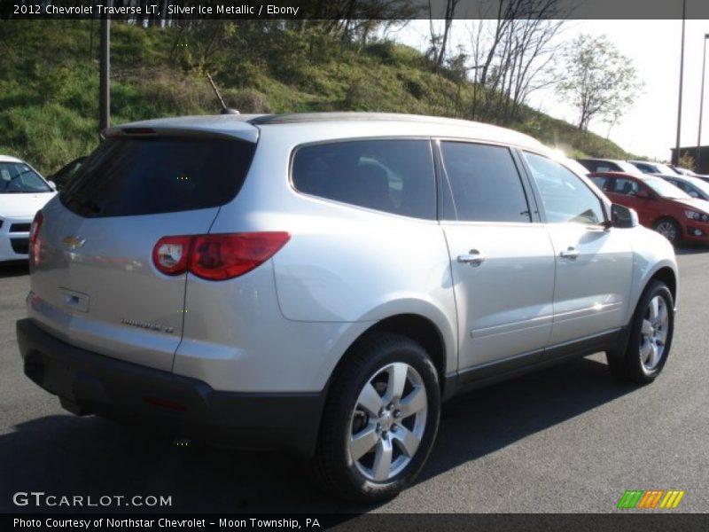 Silver Ice Metallic / Ebony 2012 Chevrolet Traverse LT