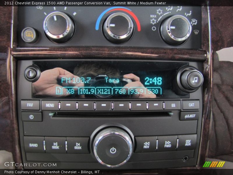 Summit White / Medium Pewter 2012 Chevrolet Express 1500 AWD Passenger Conversion Van