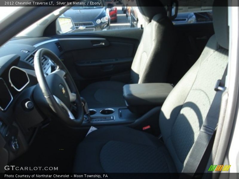 Silver Ice Metallic / Ebony 2012 Chevrolet Traverse LT