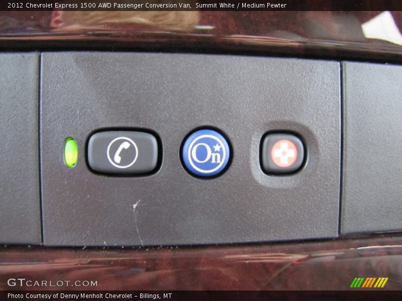 Summit White / Medium Pewter 2012 Chevrolet Express 1500 AWD Passenger Conversion Van
