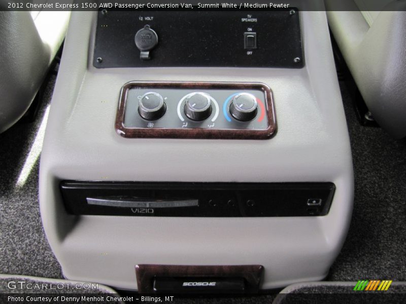 Summit White / Medium Pewter 2012 Chevrolet Express 1500 AWD Passenger Conversion Van