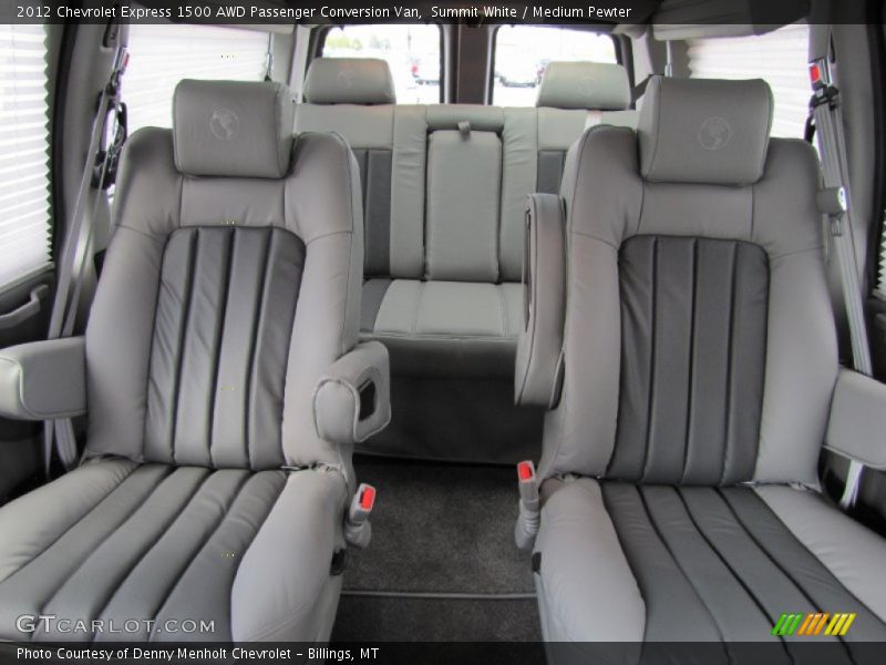 Summit White / Medium Pewter 2012 Chevrolet Express 1500 AWD Passenger Conversion Van