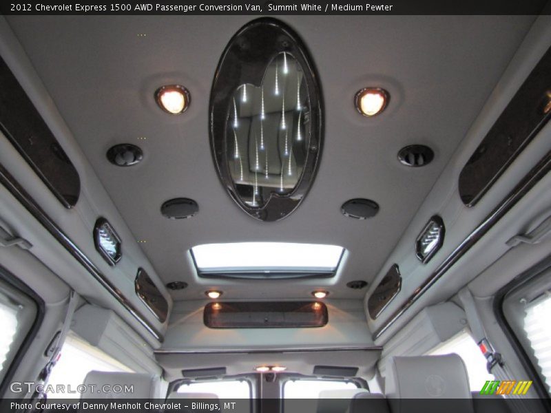 Summit White / Medium Pewter 2012 Chevrolet Express 1500 AWD Passenger Conversion Van