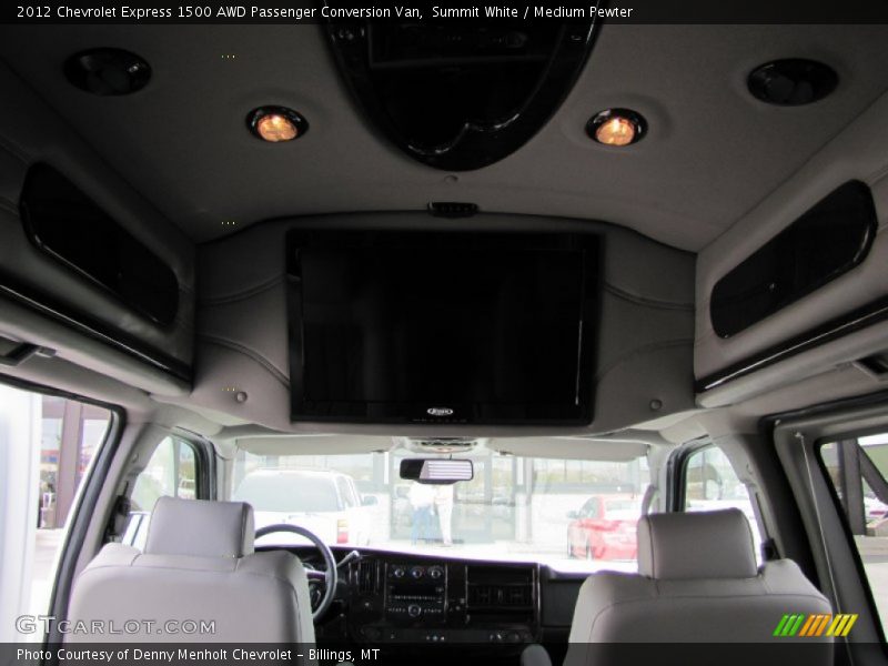 Summit White / Medium Pewter 2012 Chevrolet Express 1500 AWD Passenger Conversion Van