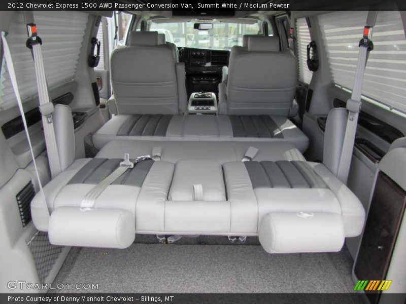 Summit White / Medium Pewter 2012 Chevrolet Express 1500 AWD Passenger Conversion Van