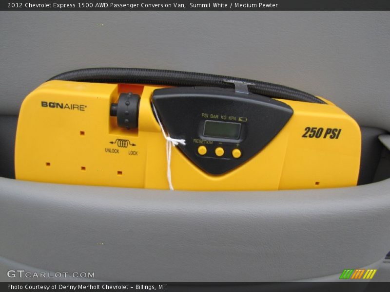 Summit White / Medium Pewter 2012 Chevrolet Express 1500 AWD Passenger Conversion Van