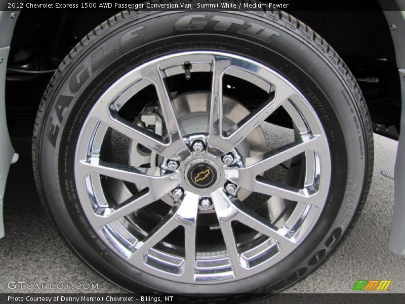 Custom Wheels of 2012 Express 1500 AWD Passenger Conversion Van