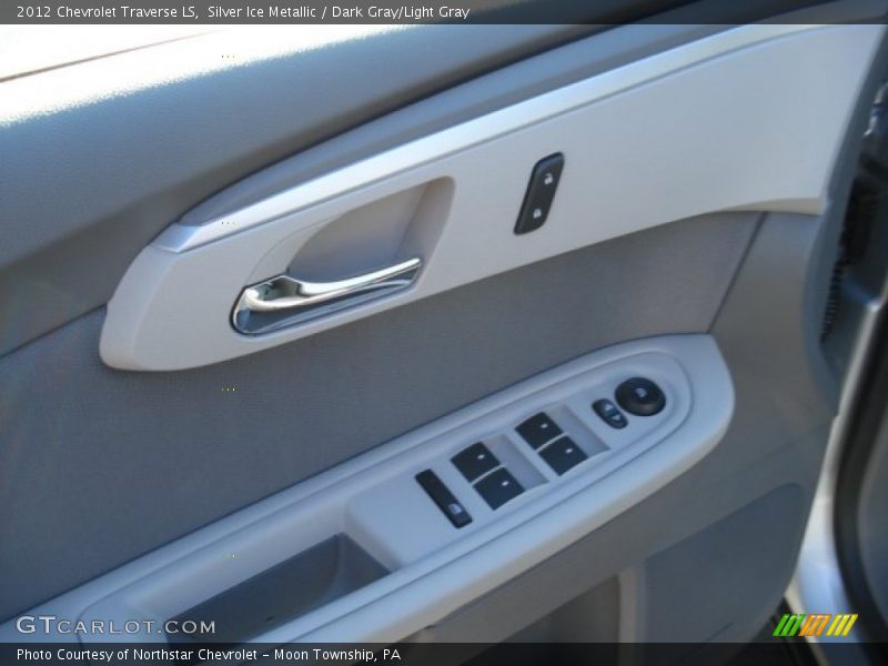 Silver Ice Metallic / Dark Gray/Light Gray 2012 Chevrolet Traverse LS