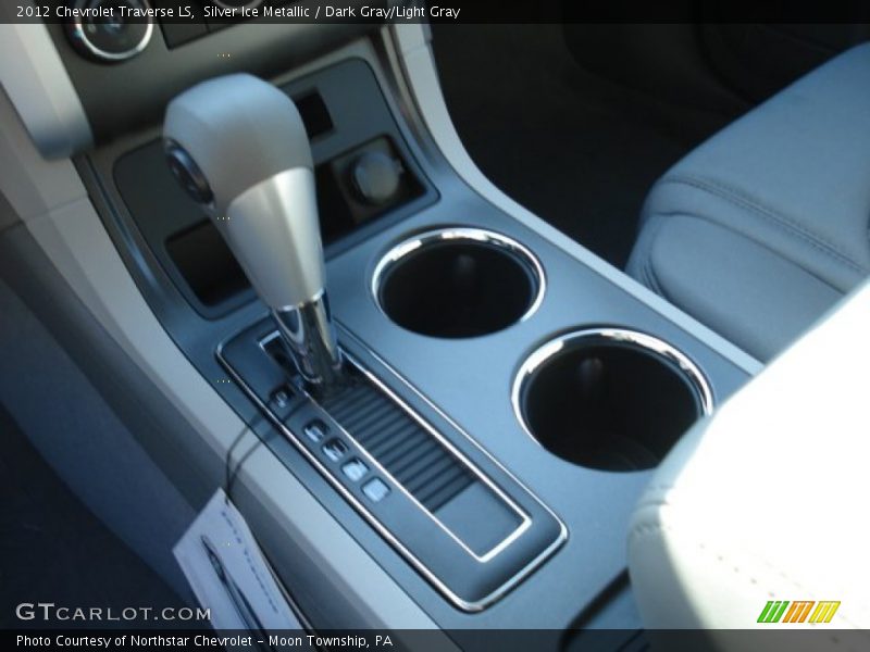 Silver Ice Metallic / Dark Gray/Light Gray 2012 Chevrolet Traverse LS