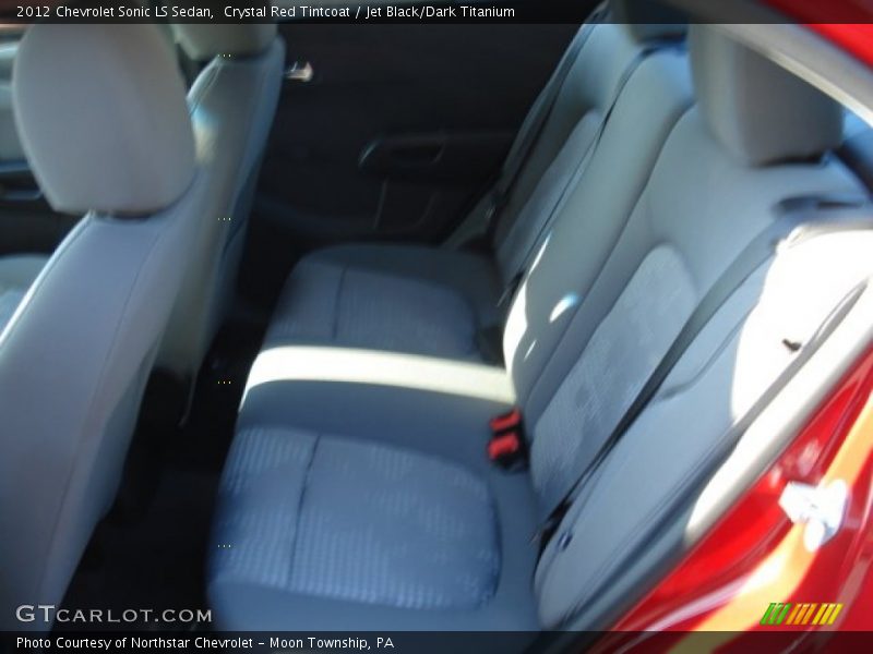 Crystal Red Tintcoat / Jet Black/Dark Titanium 2012 Chevrolet Sonic LS Sedan