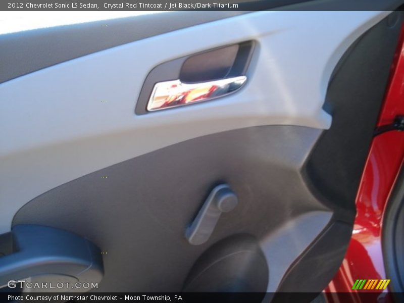 Crystal Red Tintcoat / Jet Black/Dark Titanium 2012 Chevrolet Sonic LS Sedan