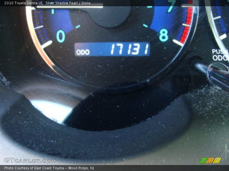 Silver Shadow Pearl / Stone 2010 Toyota Sienna LE