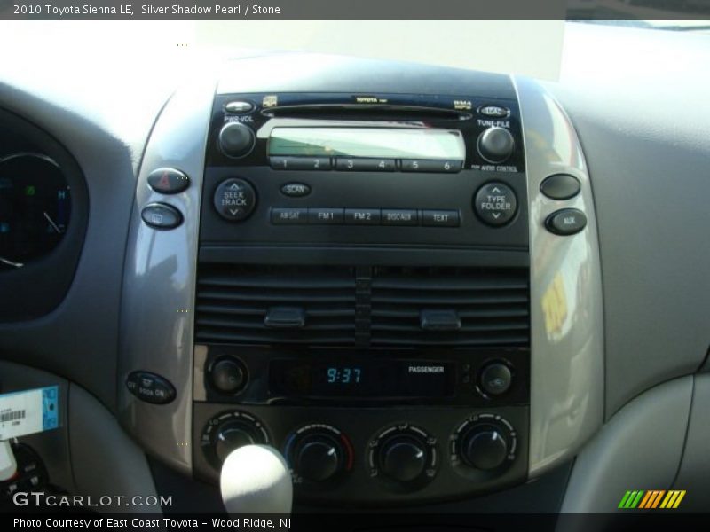 Silver Shadow Pearl / Stone 2010 Toyota Sienna LE