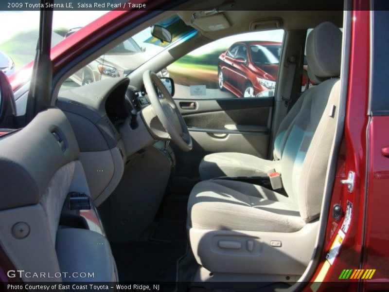 Salsa Red Pearl / Taupe 2009 Toyota Sienna LE