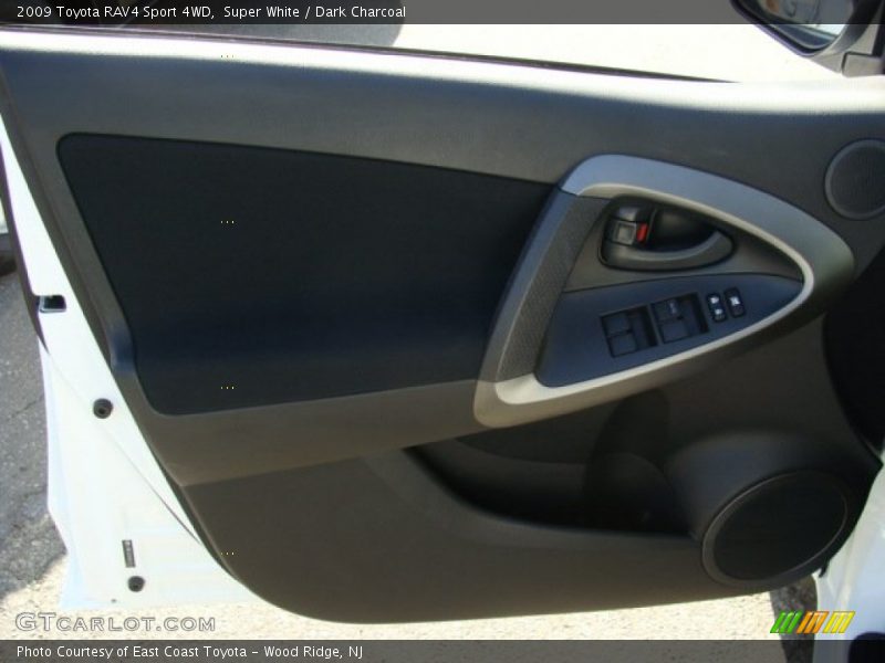 Super White / Dark Charcoal 2009 Toyota RAV4 Sport 4WD