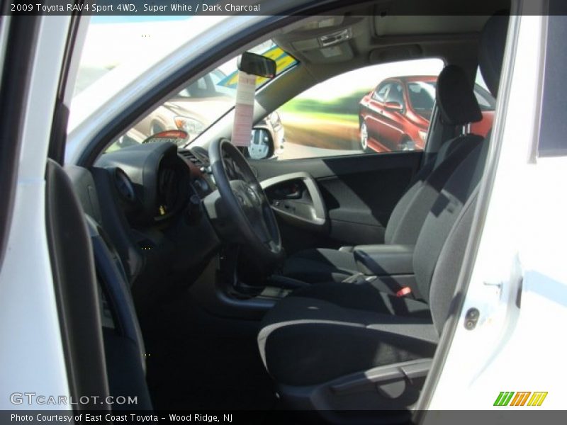Super White / Dark Charcoal 2009 Toyota RAV4 Sport 4WD