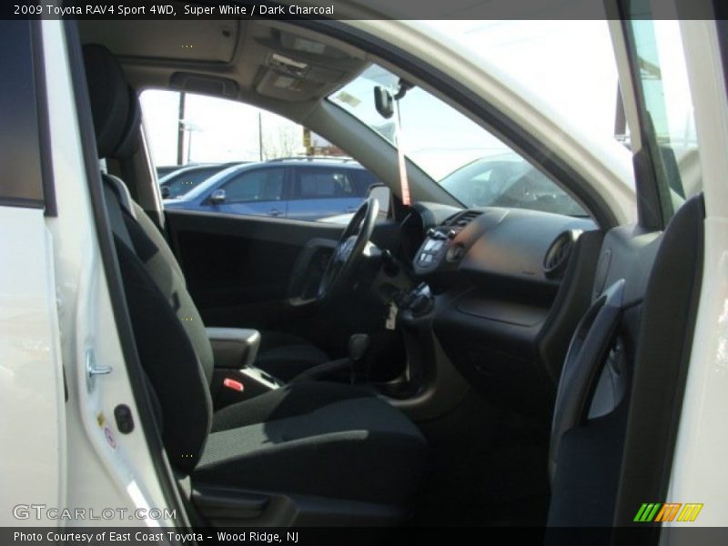 Super White / Dark Charcoal 2009 Toyota RAV4 Sport 4WD