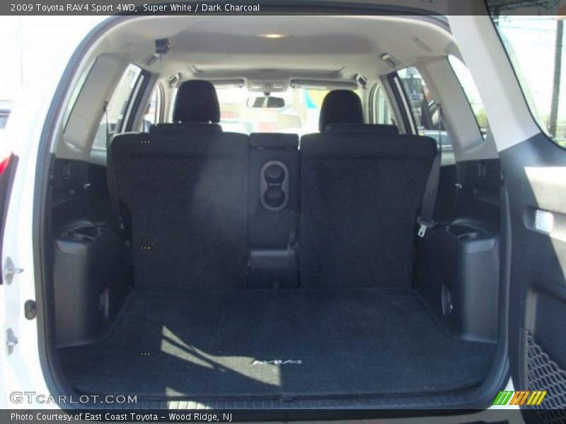 Super White / Dark Charcoal 2009 Toyota RAV4 Sport 4WD