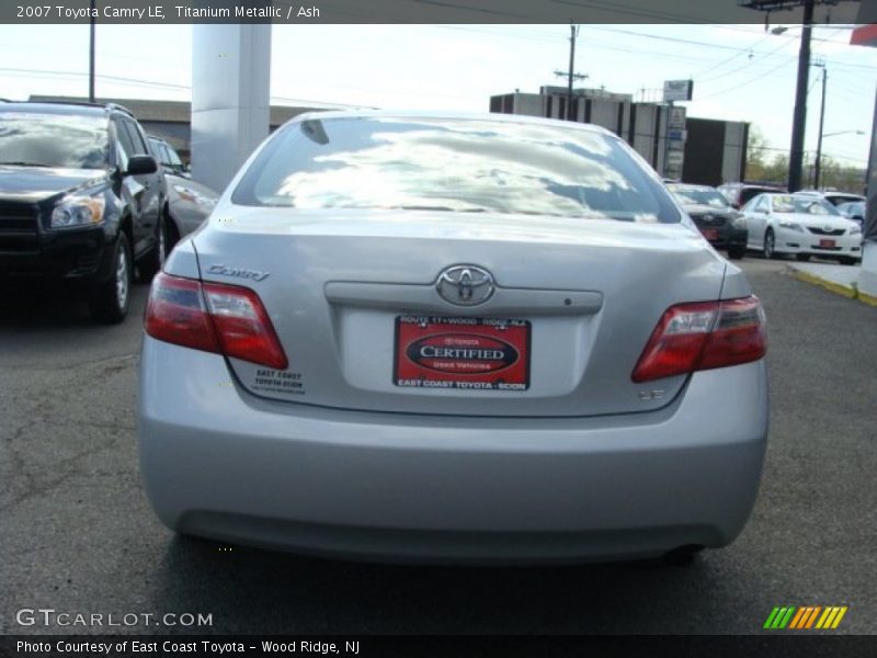 Titanium Metallic / Ash 2007 Toyota Camry LE