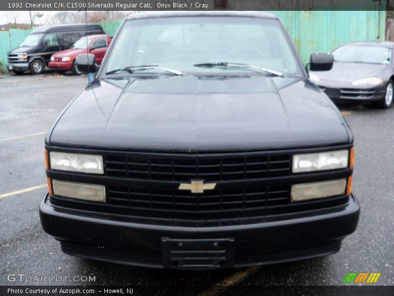 Onyx Black / Gray 1992 Chevrolet C/K C1500 Silverado Regular Cab