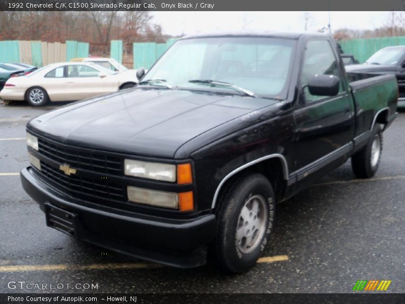 Onyx Black / Gray 1992 Chevrolet C/K C1500 Silverado Regular Cab