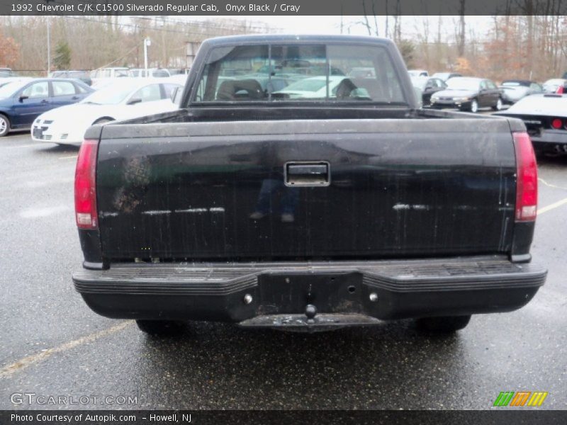 Onyx Black / Gray 1992 Chevrolet C/K C1500 Silverado Regular Cab