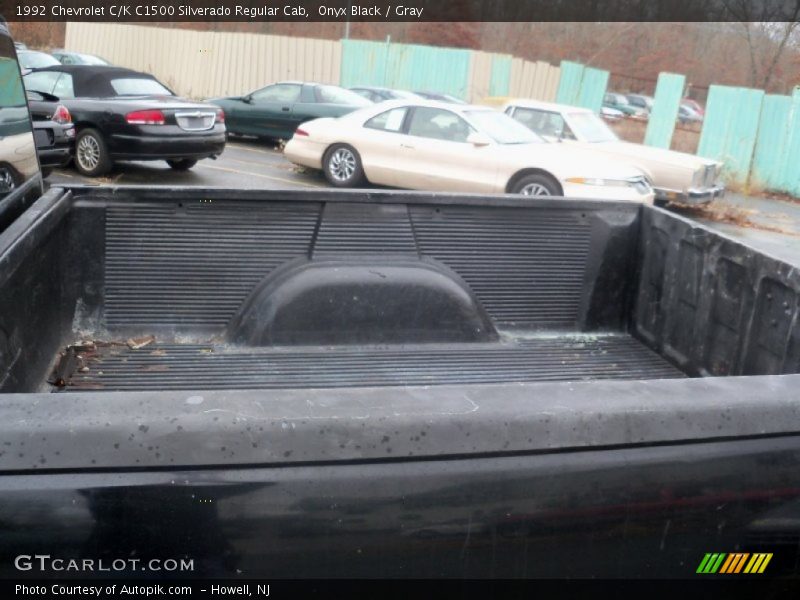 Onyx Black / Gray 1992 Chevrolet C/K C1500 Silverado Regular Cab